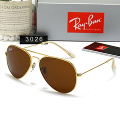 Ray-Ban RB3026 Sunglasses Bundle: RB 3026 AVIATOR LARGE METAL